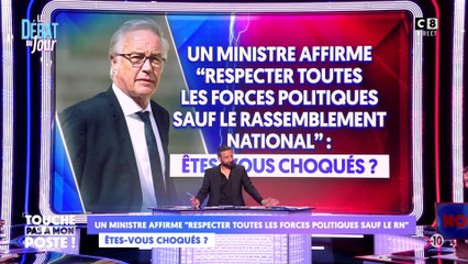 Un Ministre affirme "respecter toutes les forces politiques sauf le Rassemblement National"