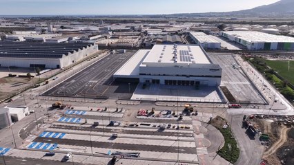 Vídeo del estado en el que se encuentra el nuevo centro logístico de Amazon en Málaga.