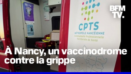 Grippe: à Nancy, un vaccinodrome ouvre et un bus va à la rencontre des habitants pour les vacciner