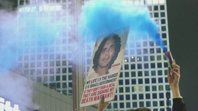 Israelíes celebran la posible liberación de los rehenes