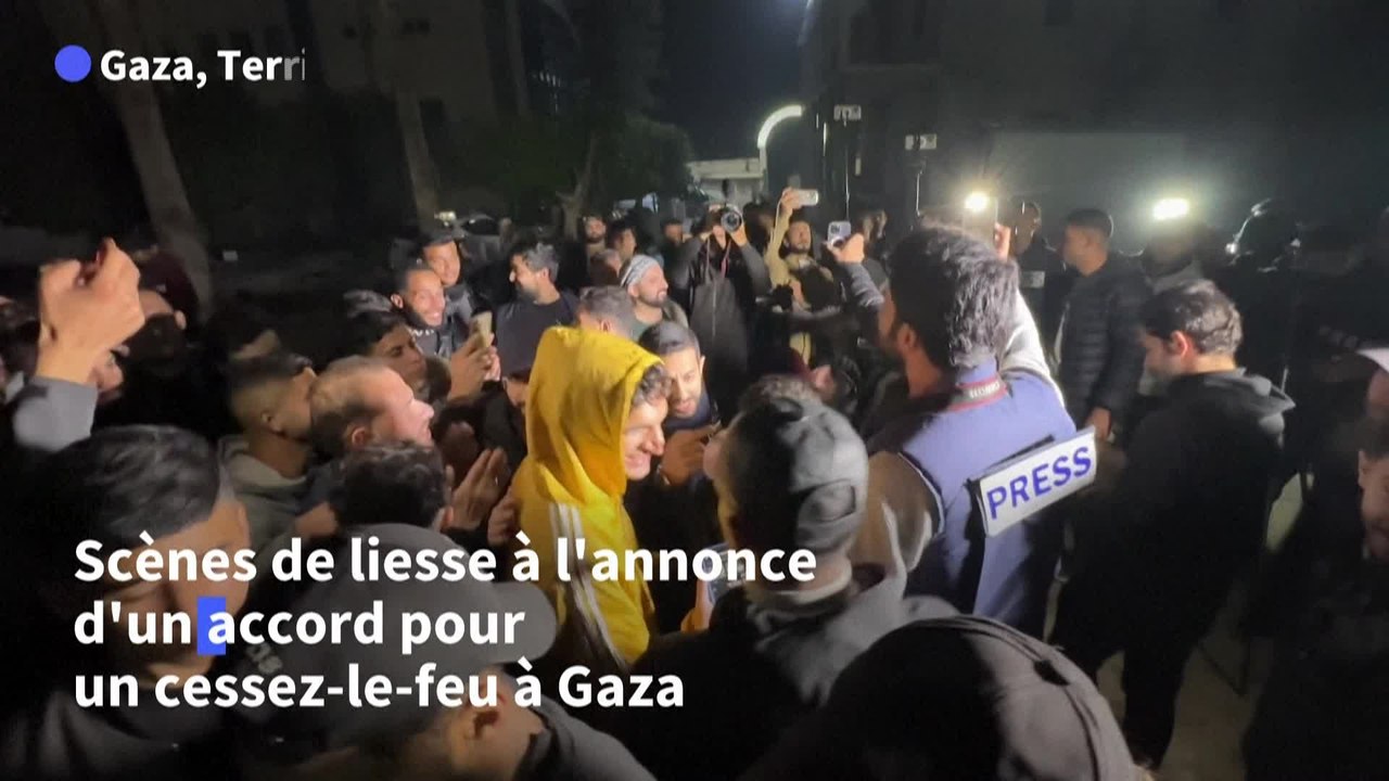 Sentiments partagés entre joie et tristesse à Gaza après l'annonce du cessez-le-feu