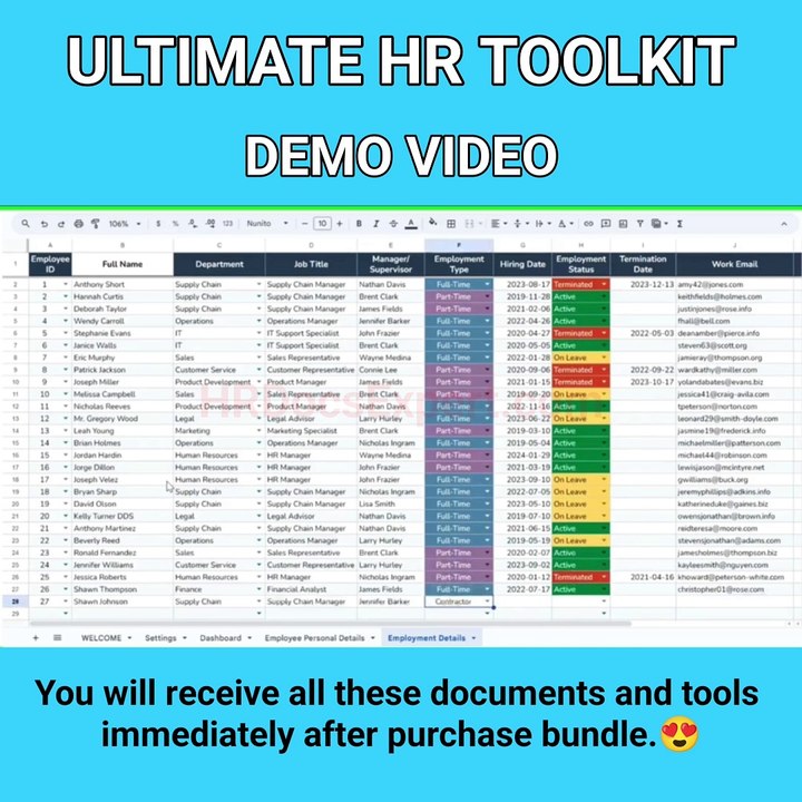 The Ultimate HR Toolkit Demo Video