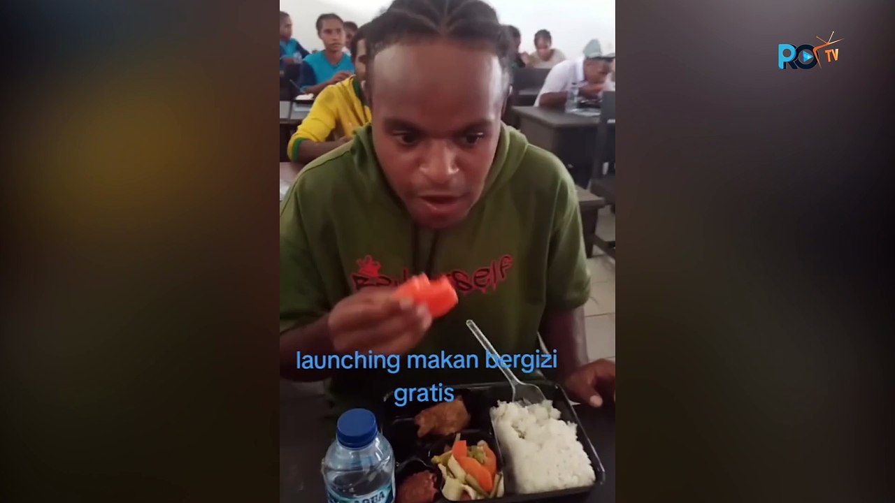 Viral Video Makan Bergizi Gratis di Papua Pegunungan, Warganet: Alhamdulillah Sampai Juga