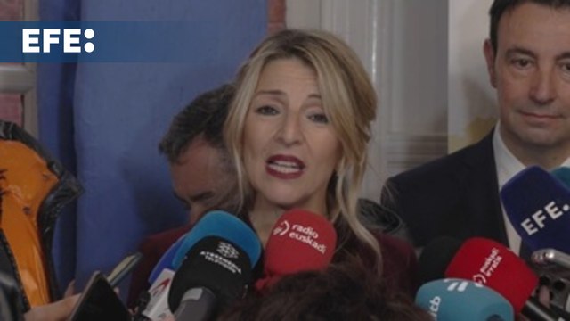 Yolanda Díaz asegura que la jornada laboral se tramitará con carácter inmediato