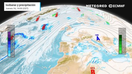 A partir del sábado llegan cambios desde el Atlántico