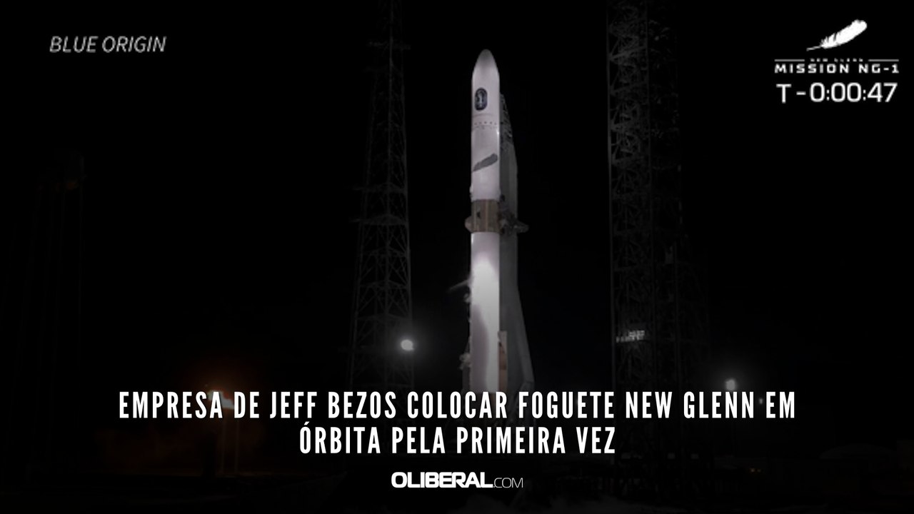 Empresa de Jeff Bezos colocar foguete New Glenn em órbita pela primeira vez