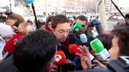 Errejón en las puertas del juzgado: "Vengo aquí a defender mi inocencia"