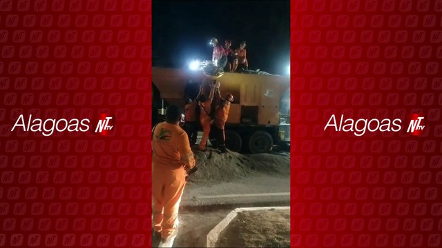 Tragédia em Obras de Recapeamento: Operário morre engolido por Betoneira em Maceió