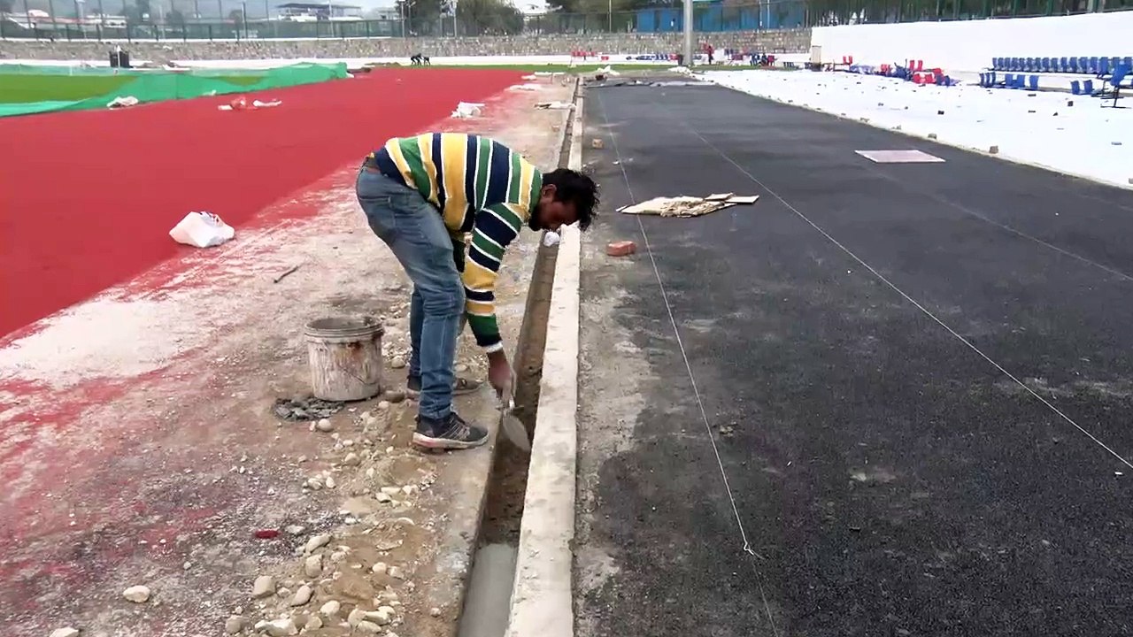 Exclusive Ground Report : नेशनल गेम्स के एथलेटिक्स ट्रैक पर भरा पानी, क्या 10 दिन बाद इस पर दौड़ पाएंगे खिलाड़ी, सुने अधिकारियों के जवाब।