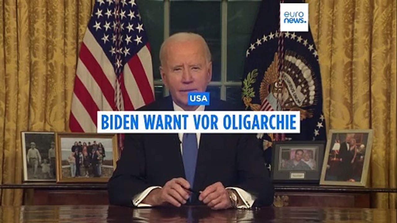 USA: Biden warnt vor Oligarchie