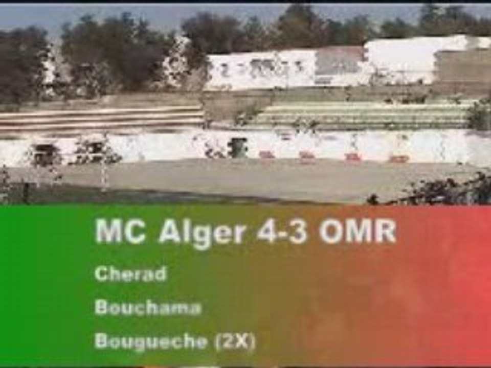 Match amical MC Alger - OM Ruisseau