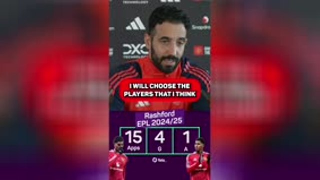 Amorim responds to Rashford transfer links