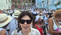 Barbara Paz celebra primeira vez na Lavagem do Bonfim