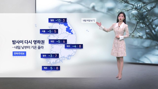[이슈날씨] 밤사이 다시 영하권…내일 낮부터 기온 올라 / YTN