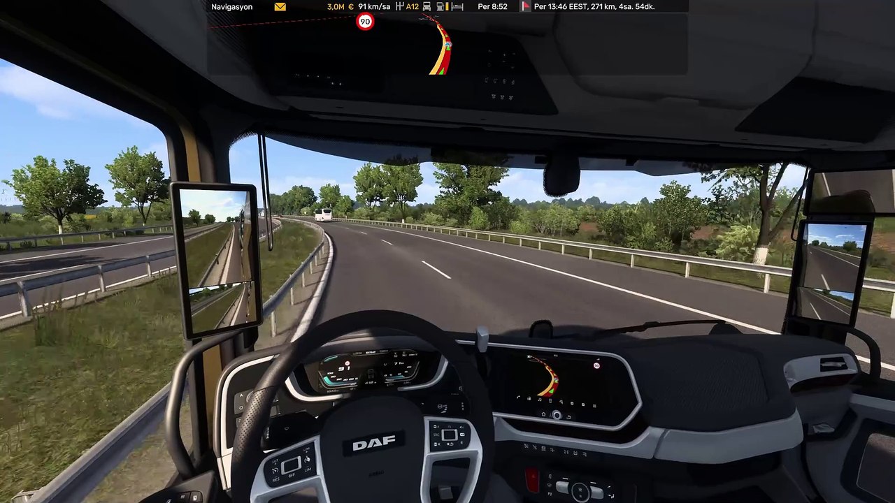 Tractor DAF - From Craiova City * to Tarnovo City - New Car Delivery* Euro Truck Simulator 2