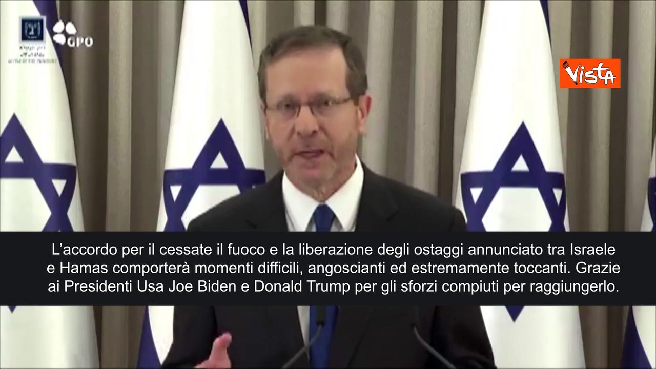 Tregua Gaza, Herzog: ?Accordo porter? a momenti difficili, ? una sfida?