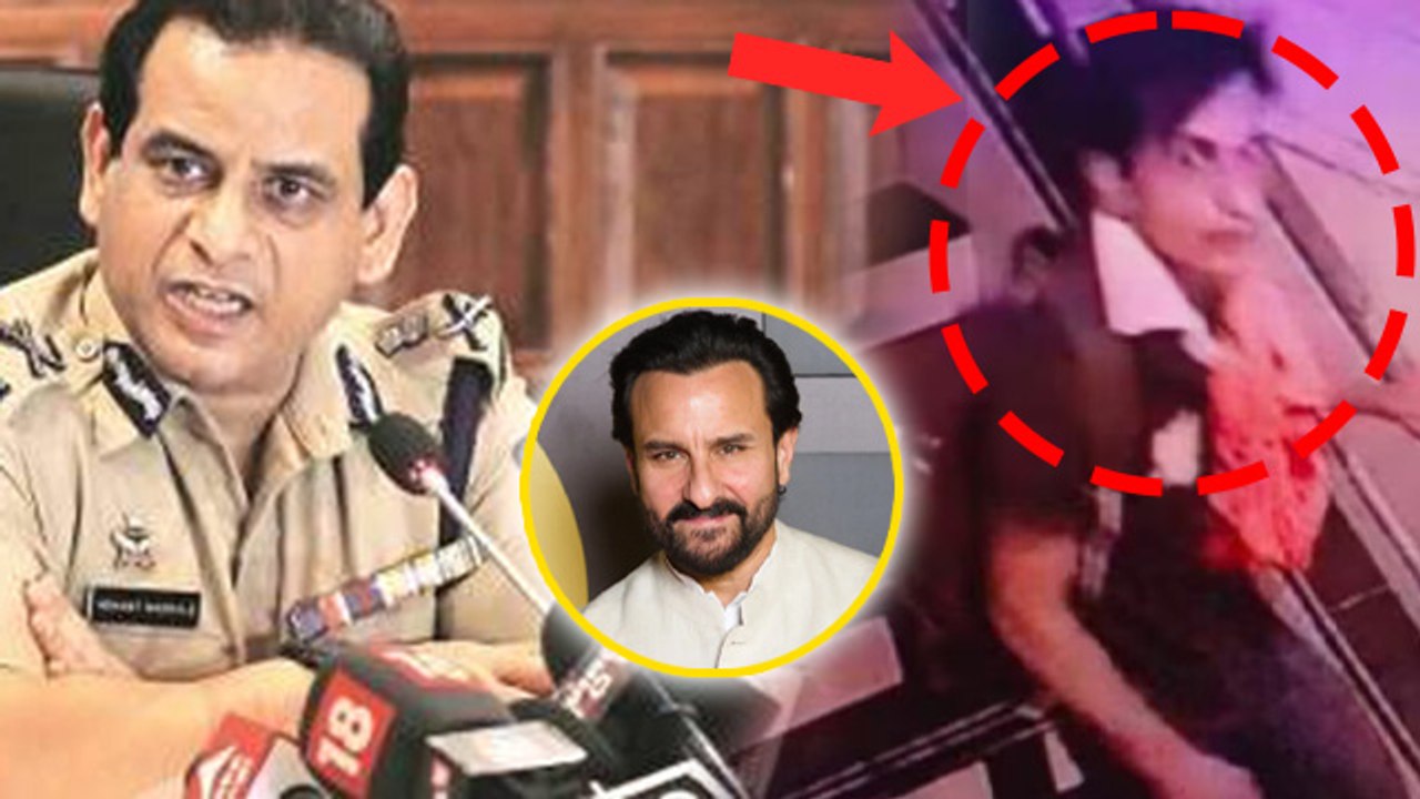 Saif Ali Khan Latest News: Kareena House Robber Face Reveals Inside Building Staircase CCTV Leak