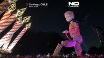 Au Chili, un spectacle des marionnettes français grandeur... beaucoup plus que nature !