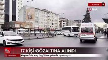 Kayseri'de suç örgütüne yönelik operasyon