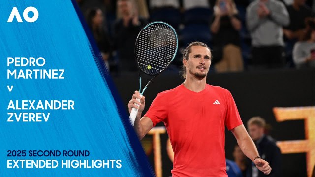 Pedro Martinez v Alexander Zverev Extended Highlights | Australian Open 2025 Second Round