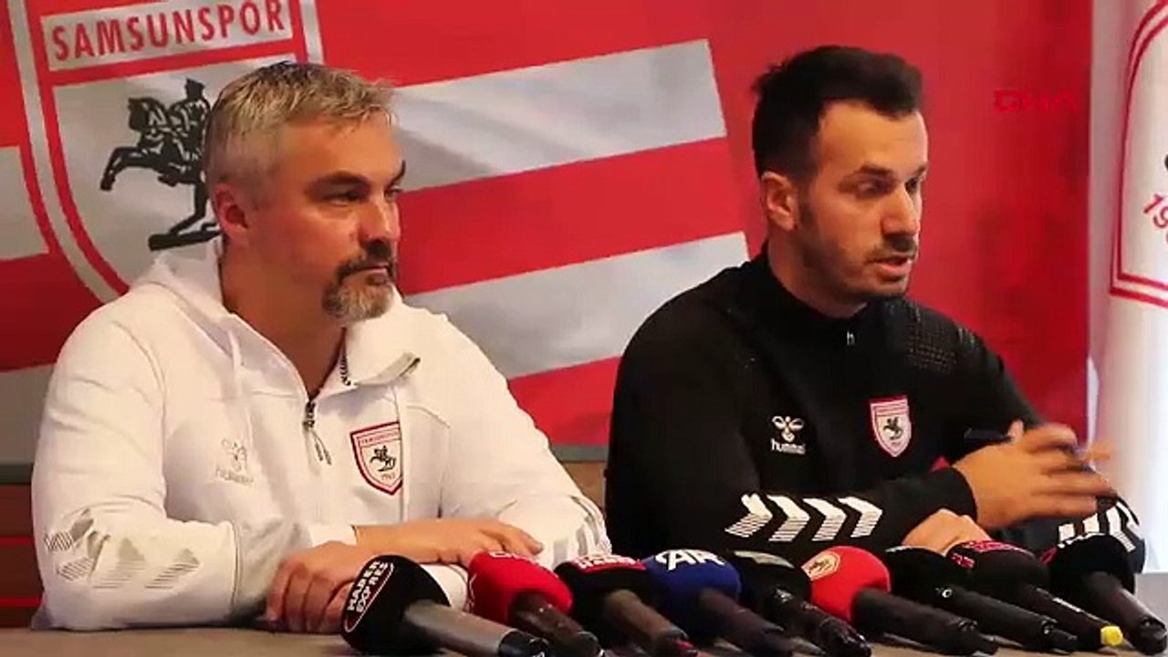 Samsunspor Teknik Direktörü Reis: Hedefimiz takımın en iyi sezonuna imza atmak (VİDEO EKLENDİ)