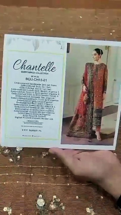 Chantelle EMBROIDRED COLLECTION (BC-01)