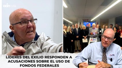 Líderes del exilio responden a acusaciones sobre el uso de fondos federales