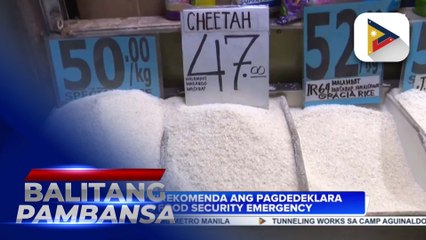 D.A., target na maideklara ang 'food security emergency' para mapatatag ang presyo ng bigas sa Pebrero