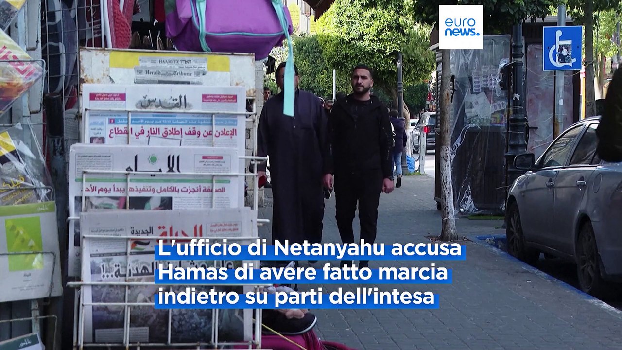 Cessate il fuoco a Gaza, Netanyahu: marcia indietro di Hamas su accordo, il gruppo palestinese nega