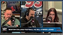 HC of BC Bill O'Brien joins! #NCAA Big deal Maye not being at the Vrabel press conference?