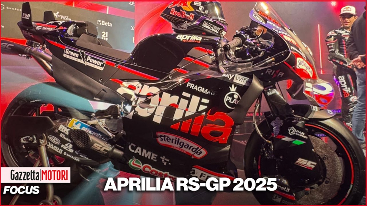 Aprilia RS-GP25: la nuova MotoGP di Jorge Martin e Marco Bezzecchi