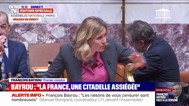 On n'est pas dans un débat : Yaël Braun-Pivet recadre les insoumis lors de la prise de parole de François Bayrou
