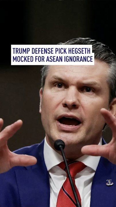 Trump defense nominee mocked for ASEAN ignorance