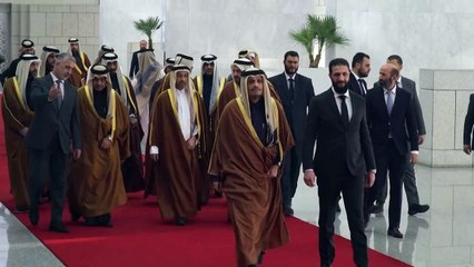 رئيس الوزراءالقطري يزور دمشق ويلتقي بالشرع