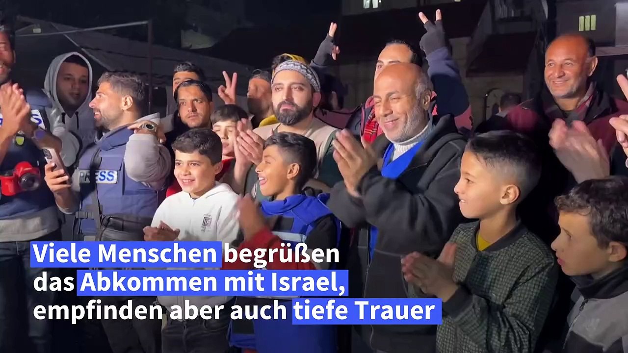 Gaza-Abkommen: So denken Palästinenser und Israelis darüber