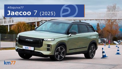Prueba del Jaecoo 7 2025: Maniobra de esquiva y eslalon 🚗