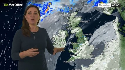 Met Office Wednesday Evening Weather Forecast 15/01/2025
