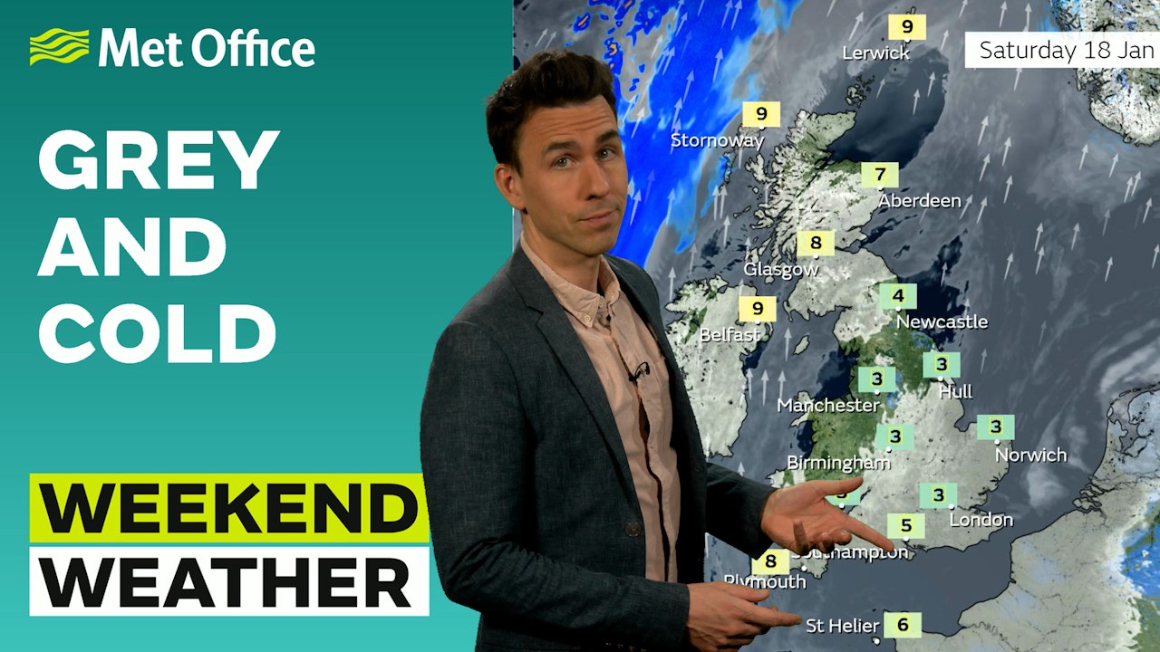 Weekend weather 16/01/2025 – Sunshine for some  – Met Office weather forecast UK