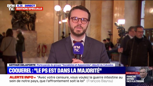 Arthur Delaporte (Socialistes et Apparentés): Si aujourd'hui nous ne censurons pas, c'est un sursis pour François Bayrou