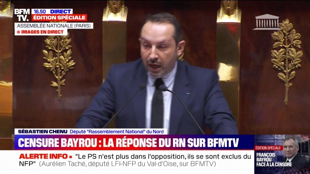 Le Parti socialiste a toujours trahi les causes de travailleurs , estime Sébastien Chenu (RN)