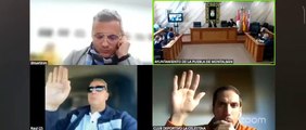 Un concejal del PP interviene en un pleno municipal mientras conduce una ambulancia en La Puebla de Montalbán (Vídeo cedido por la SER)