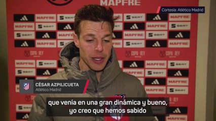 Zona mixta del Atlético de Madrid tras el partido de Copa vs Elche