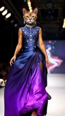 Cat Baby Fashion Show #babyfasion #catfashion #bab