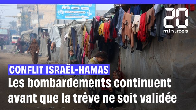 Cessez-le-feu : Israël n'a pas encore validé l'accord avec le Hamas, les bombardements continuent...