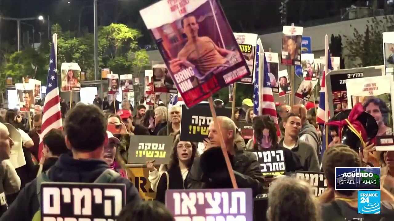 Familiares de los rehenes celebraron acuerdo de alto al fuego entre Israel y Hamás