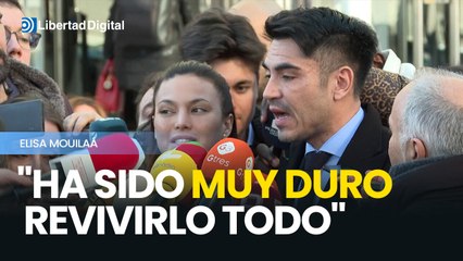 Elisa Mouilaá, a su salida de los Juzgados: "Ha sido muy duro revivirlo todo"
