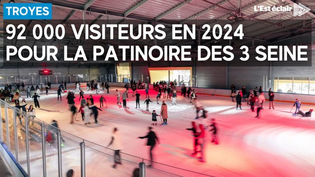 92 000 visiteurs en 2024 pour la patinoire des 3 Seine de Troyes