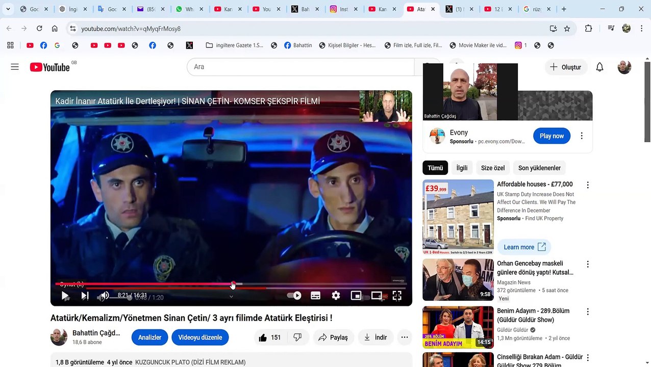 Film Yönetmeni Sinan Çetin_den  Bomba Kemalizm Eleştirisi