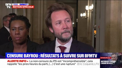 Refus du PS de voter la censure: "Il n'y a pas de chèque en blanc", prévient Boris Vallaud, le président du groupe PS à l'Assemblée