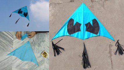 Delta Paper kite Making & Flying Tutorial